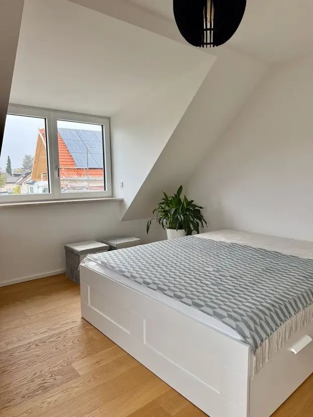 Schlafzimmer der Maisonette