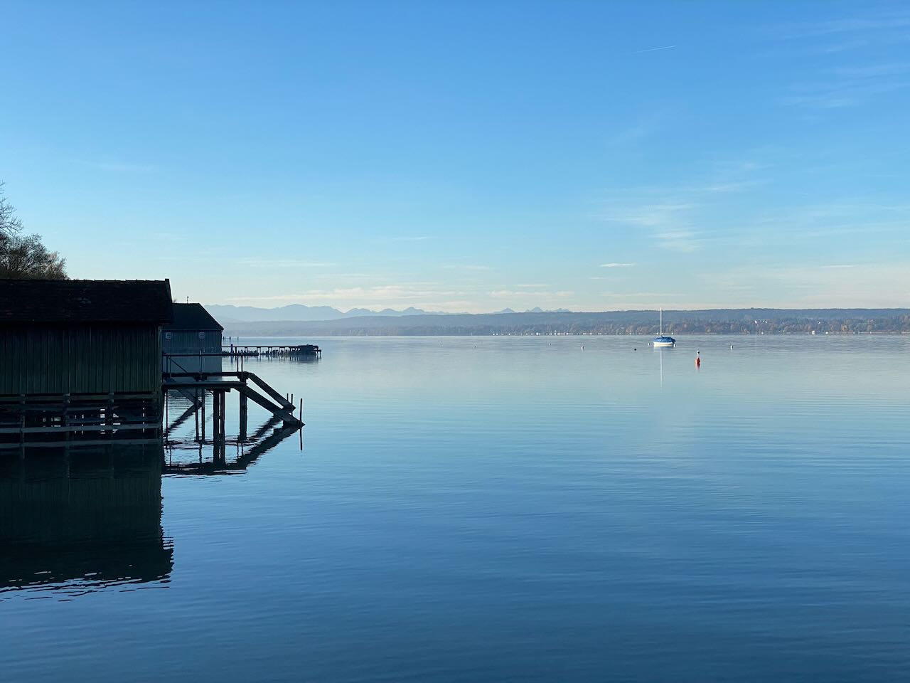 Bootshäuser am Ammersee